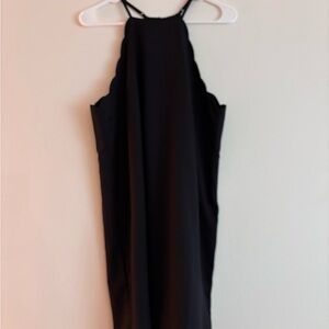 Lulus Black Halter Dress